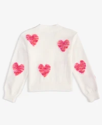 Epic Threads Girls Toddler 2T-4T Heart Button Cardigan