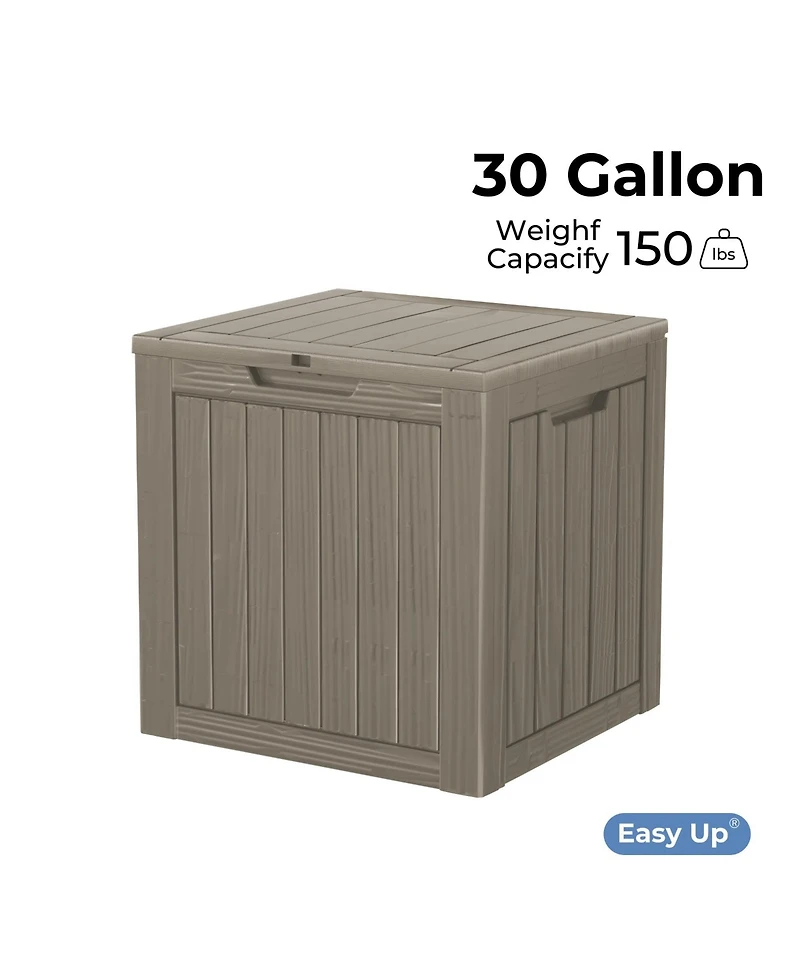 Chic Crate - 17.09'' W 30 Gallons Water Resistant Resin Lockable Deck Box