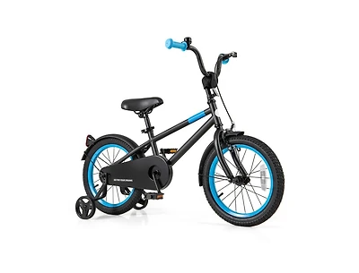 16" Kids Bike with Adjustable Handlebar and Saddle - Black