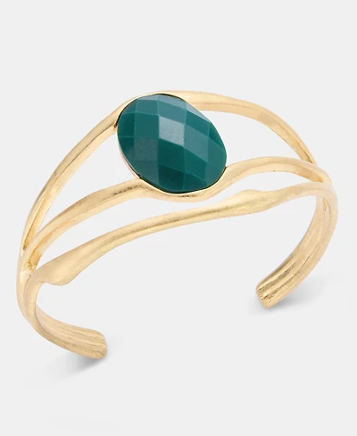 Style & Co Stone Triple-Row Cuff Bracelet, Macy's Exclusive