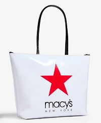 Macy's New York Logo Zip Tote Bag, Macy's Exclusive