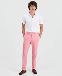 Tallia Men's Plaid Slim-Fit Dress Pants