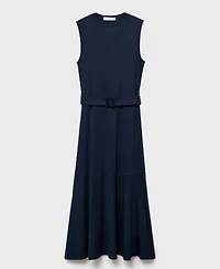 Mango Women's Belt Midi Dress