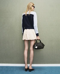 Mango Women's Wrinkled-Effect Balloon Skirt