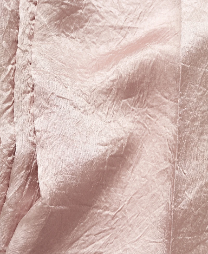 Mango Women's Satin Crinkle-Effect Pants