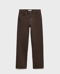 Mango Women's Miami Medium-Rise Straight-Fit Jeans