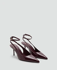 Mango Women's Patent Heeled Shoes