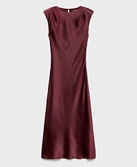 Mango Women's Fitted Satin Dress