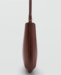 Mango Women's Large Oval Shoulder Bag