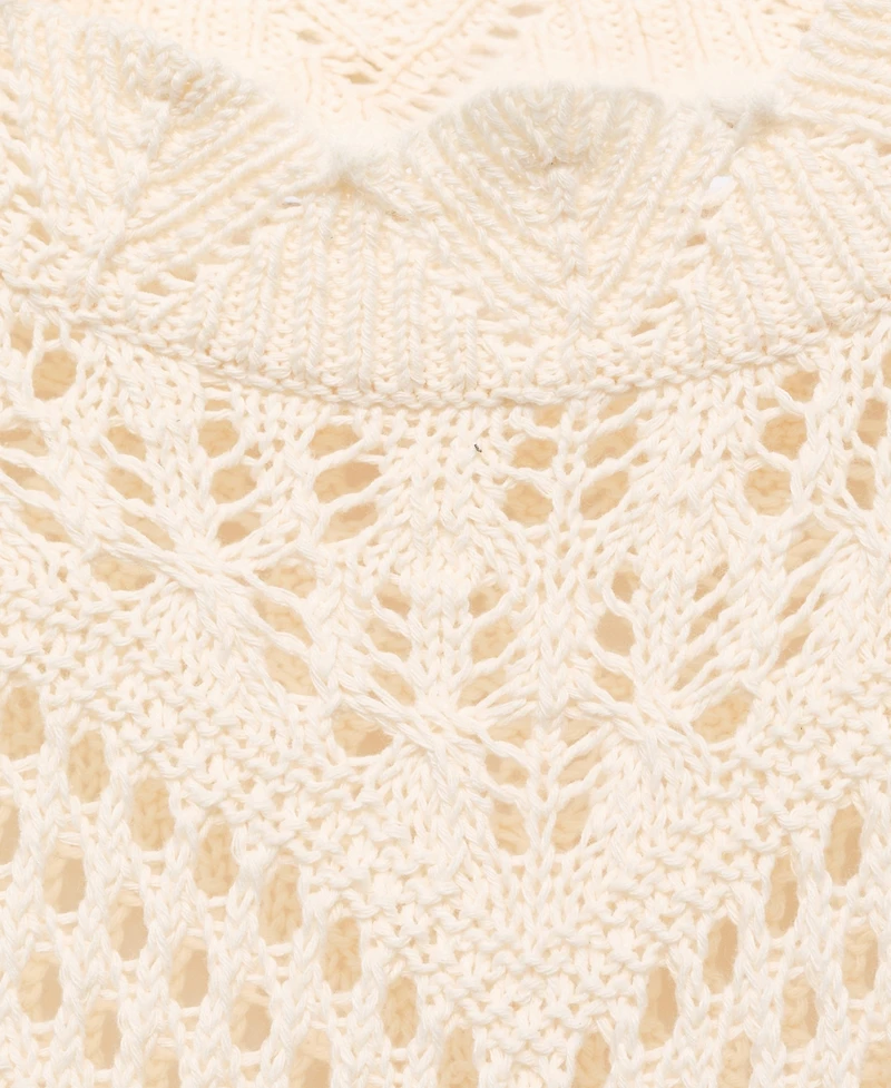 Mango Women's Openwork Details Knitted Sweater