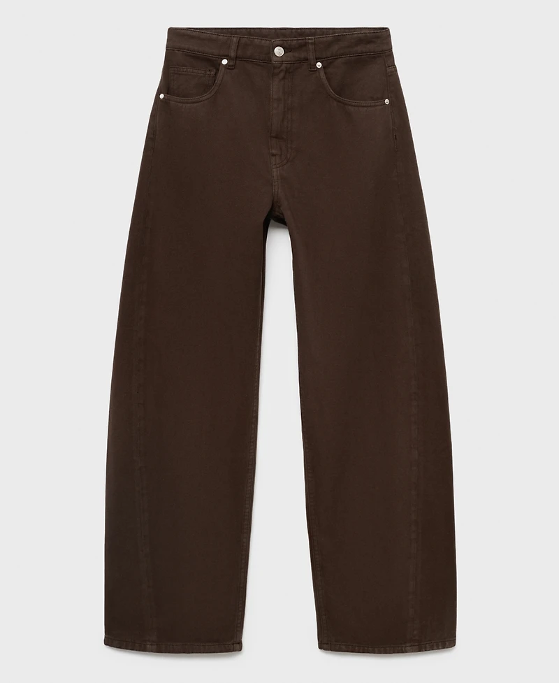 Mango Women's Mid-Rise Balloon Jeans