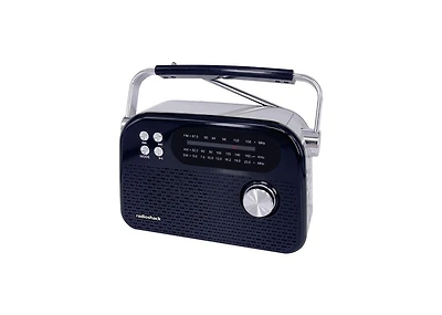 RadioShack Am Fm Sw Short Wave 3 Band Vintage Radio with Bluetooth Function Usb/Tf Ports and Aux-in 1202266 Black