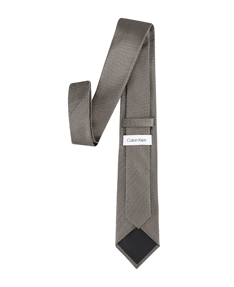 Calvin Klein Men's Mason Chevron Striped Tie