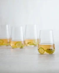 Zwiesel Glas Vervino Stemless Wine Glasses, Set of 4