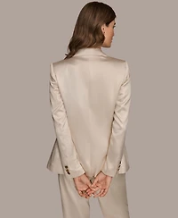 Donna Karan New York Women's Novelty One-Button Blazer