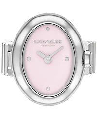 Coach Women's Sammy Silver Tone Stainless Steel Ring Watch, 18mm
