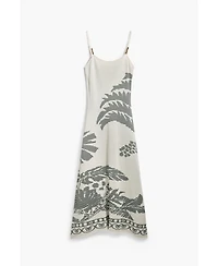 Desigual Women's Palm texture dress