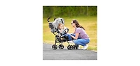 Dream On Me Baby Vista Moonwalk Stroller | Lightweight with Compact Fold Multi-Position Recline Canopy Sun Visor Perfect for trave