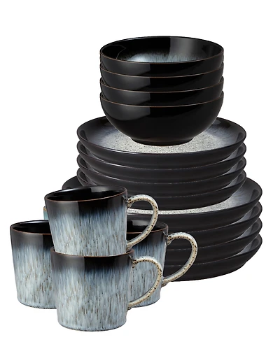 Denby Halo Coupe 16 Pc. Dinnerware Set, Service for 4