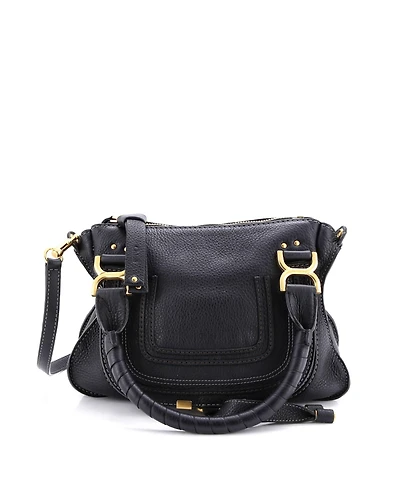 Pre-Owned Chloe Small Marcie Satchel Leather