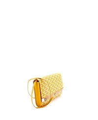 Pre-Owned Goyard Pm Monte Carlo Clutch with Strap Coated Canvas