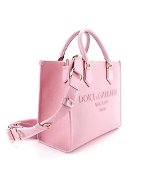 Pre-Owned Dolce & Gabbana Medium Edge Logo Tote Canvas