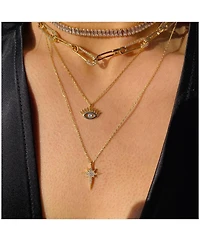 Spero London Northern Star Polaris Sterling Silver Necklace