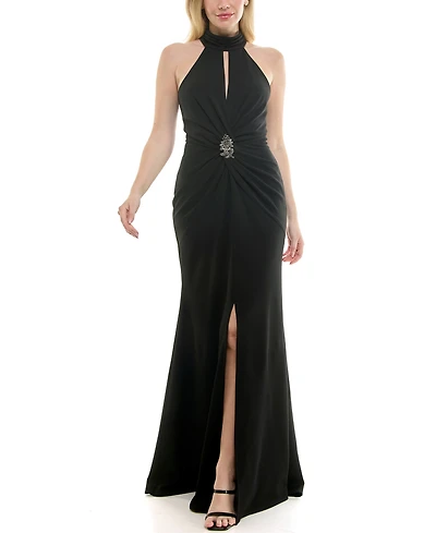 Taylor Women's Halter Neck Sleeveless Dress
