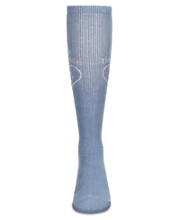 Memoi Big Girls Keep The Smile Knee High Socks