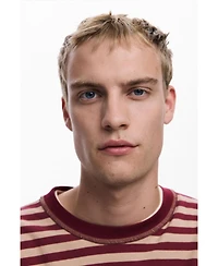 Desigual Men's Grunge striped T-shirt