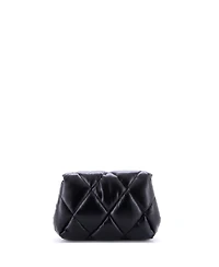 Pre-Owned Balenciaga Medium Touch Clutch Quilted Puffy Leather