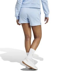 adidas Women's Essentials Small Logo Fleece Shorts