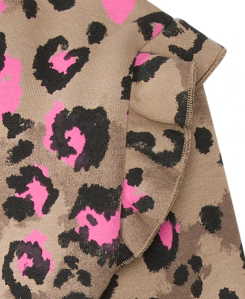 adidas Baby Girls 2-Piece Animal Print Top and Pants Set