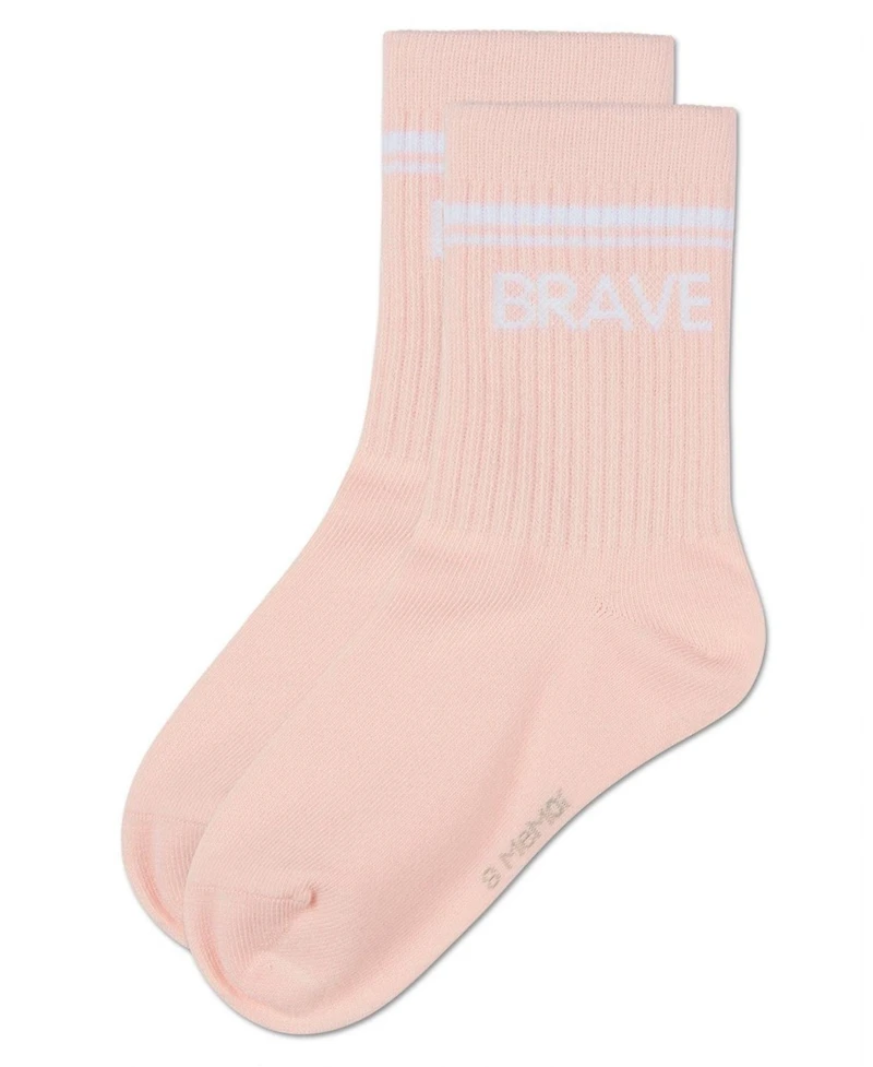 Memoi Little Girls Inspo Athletic Crew Socks