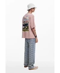 Desigual Men's Short-sleeve collage T-shirt