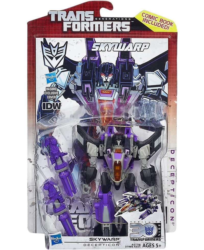 Transformers Deluxe Class Skywarp | Transformers Generations Thrilling 30