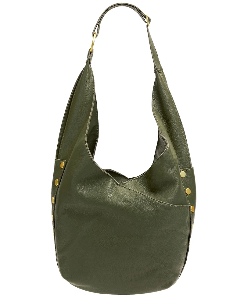 Hammitt Women's Tom Zip Large Leather Hobo Handbag