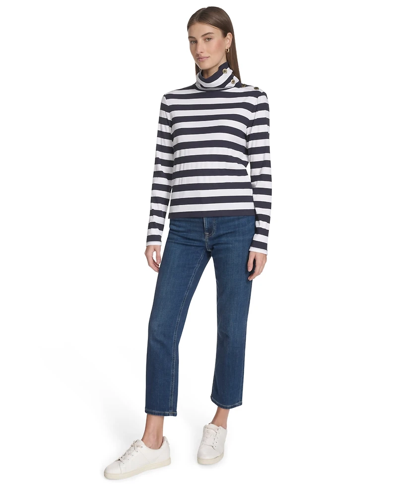 Nautica Jeans Women's Turtleneck Top