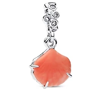 Pandora Coral Shell Double Dangle Charms