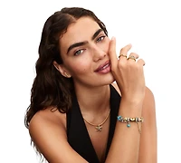 Pandora Aqua Blue Clip Charms