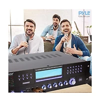 Pyle PD3000BT.5 4-Channel Bluetooth Home Theater Stereo Preamplifier System
