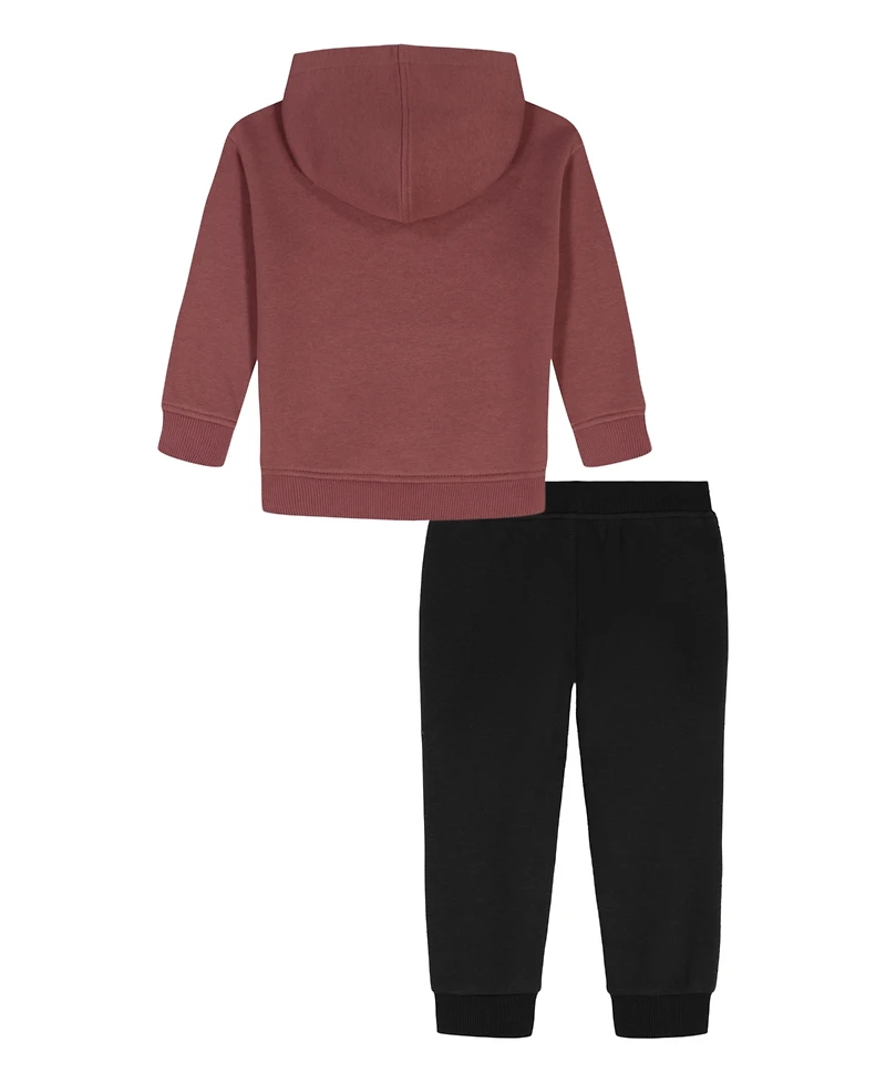 Calvin Klein Boys 2T-7 2-Piece Hoodie and Pants Set