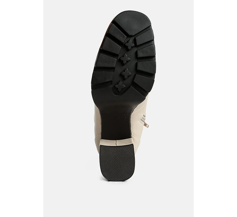 Womens hamiltons lace up block heel boots