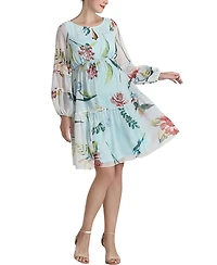 kimi + kai Women's Brielle Chiffon Maternity Dress