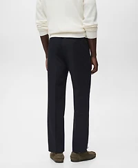 Mango Men's Fluid Straight-Leg Pants