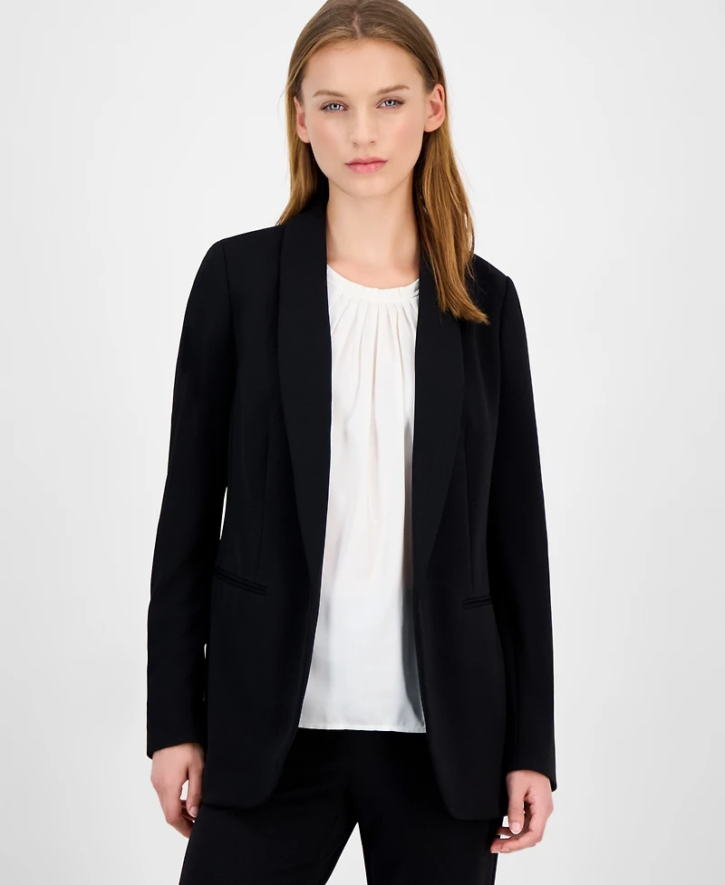 Anne Klein Women's Shawl-Collar Open-Front Blazer