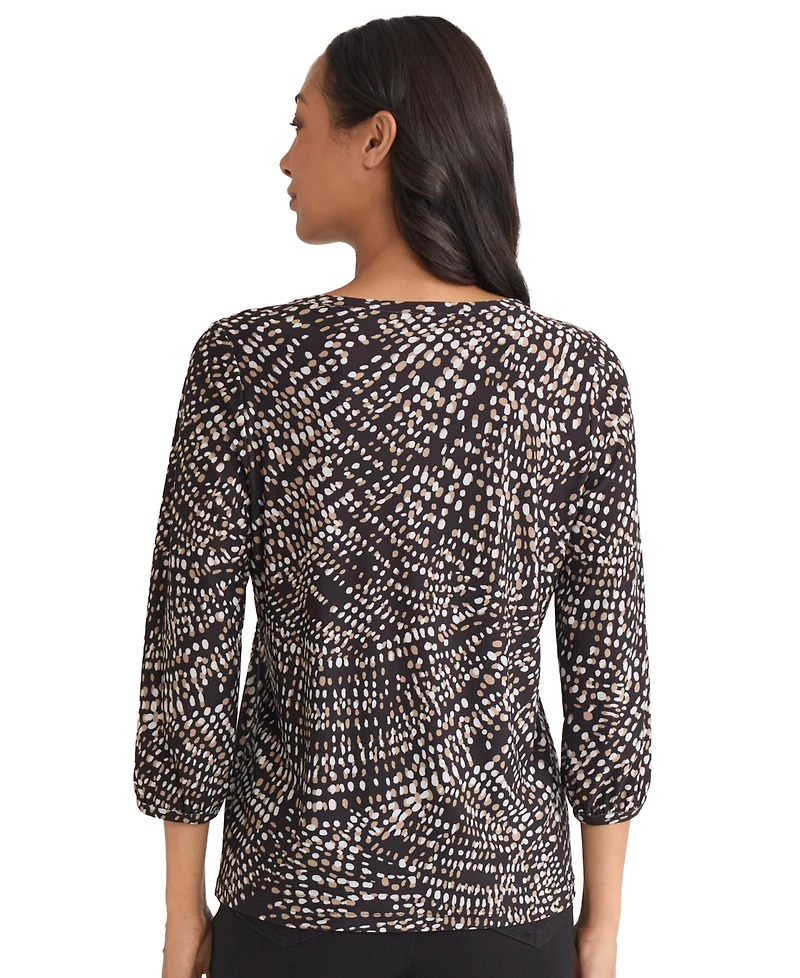 Jones New York Women's Printed Top