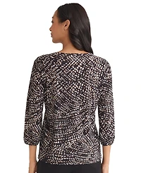 Jones New York Women's Printed Top