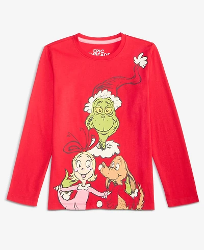 Epic Threads Girls 5-20 Grinch Graphic T-Shirt, Macy's Exclusive