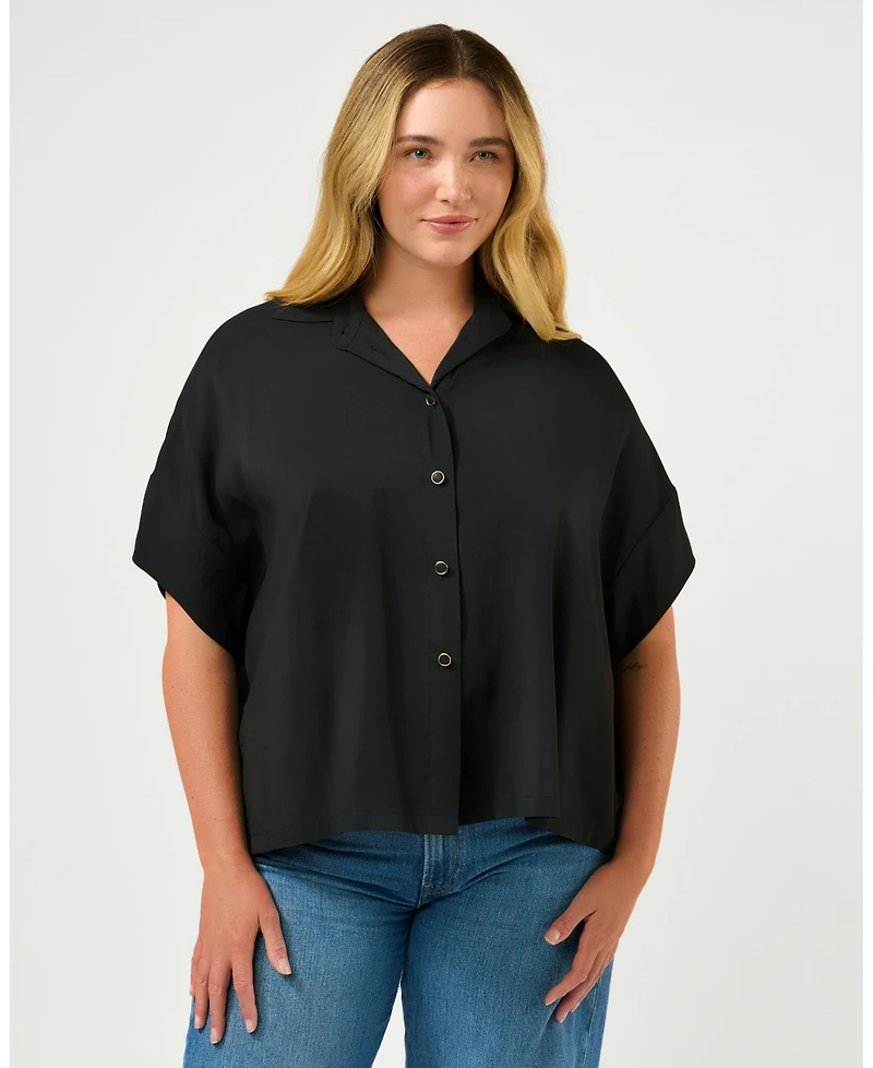 Estelle Plus Size Lela Oversized Cupro Top